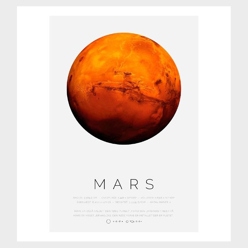 Citatplakat Plakat - B2 - Mars