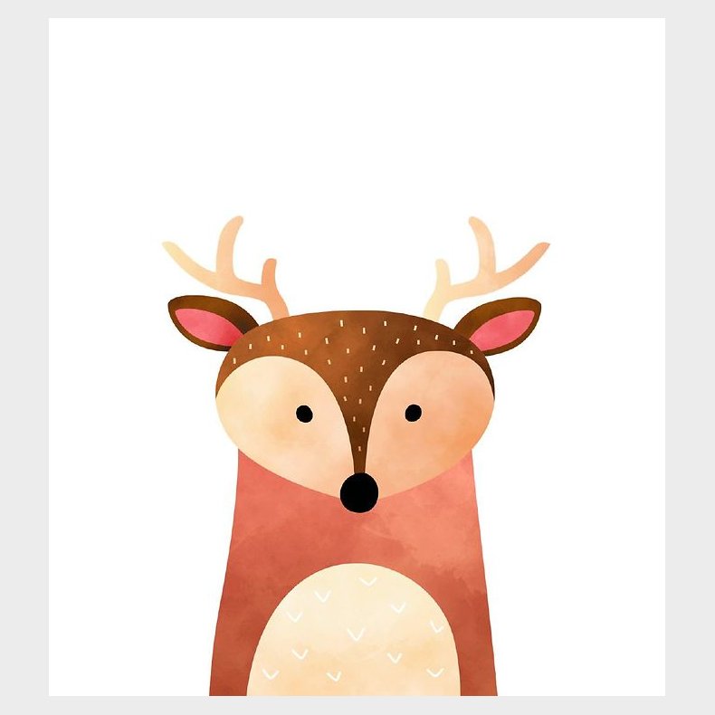 Citatplakat Plakat - B2 - Skovens Rdyr