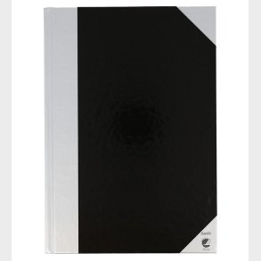 Bantex Notesbog - Linieret - B5 - Sort/Gr