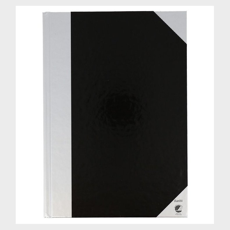 Bantex Notesbog - Linieret - B5 - Sort/Gr