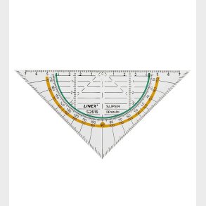Linex Geometritrekant - Gennemsigtig