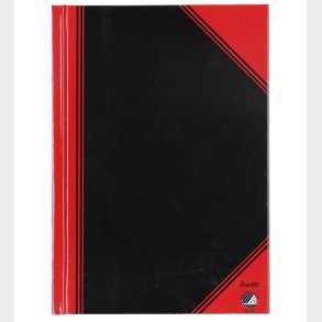 Bantex Notesbog - Linieret - A6 - Sort/Rd