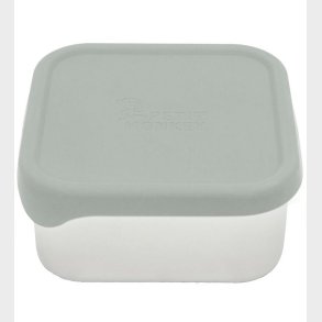 Petit Monkey Madkasse - Lucy - Stainless Steel - Sage Green