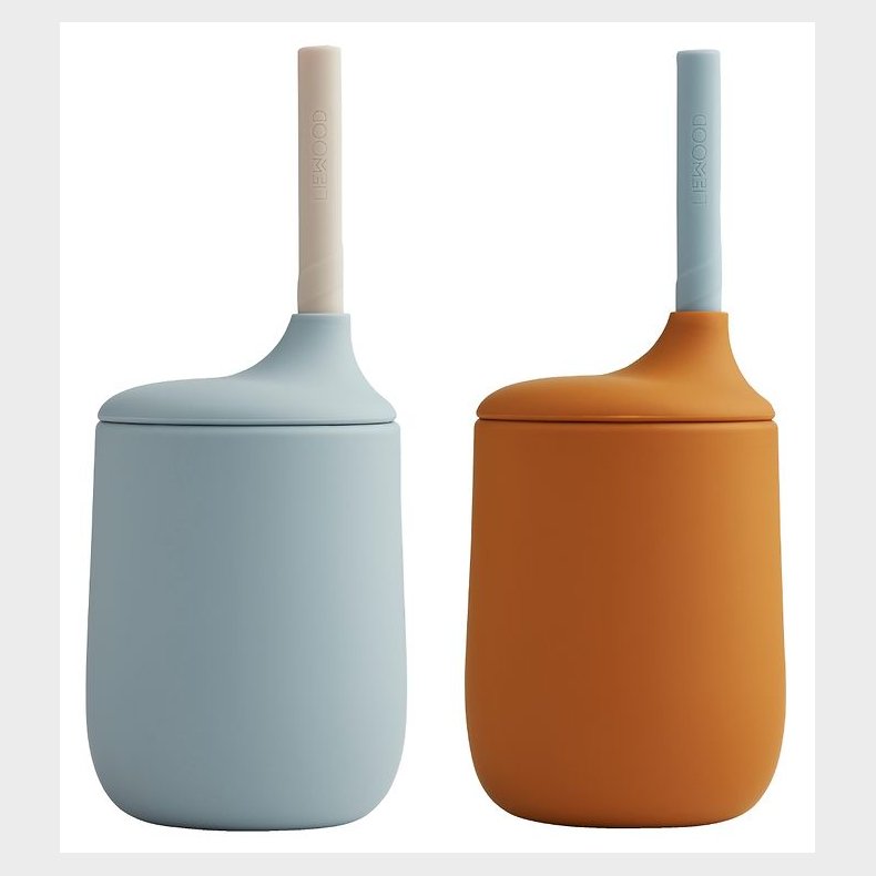 Liewood Kopper m. Sugerr - 2-pak - Silikone - Ellis - Mustard/S