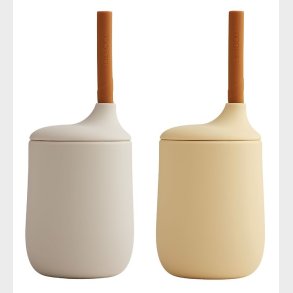 Liewood Kopper m. Sugerr - 2-pak - Silikone - Ellis - Sandy Mul