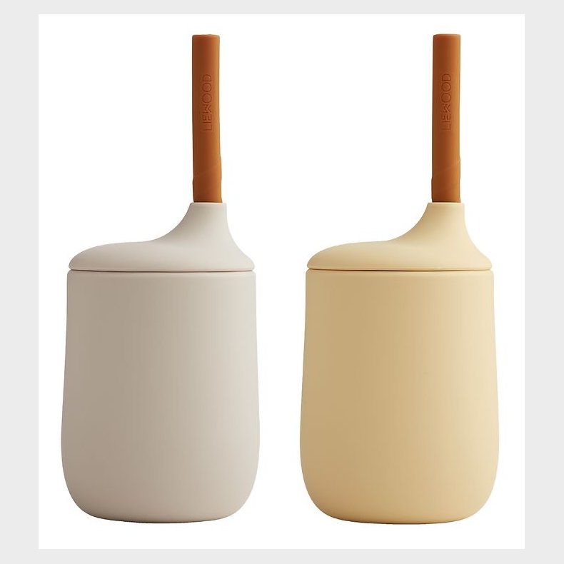 Liewood Kopper m. Sugerr - 2-pak - Silikone - Ellis - Sandy Mul