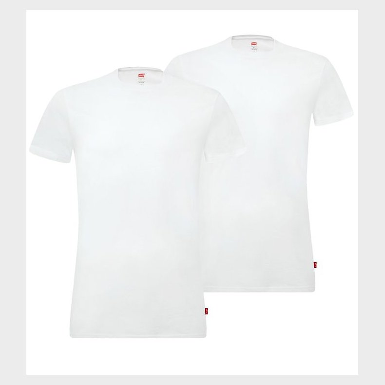 Levis T-Shirt - Crew Neck - 2-Pak - White