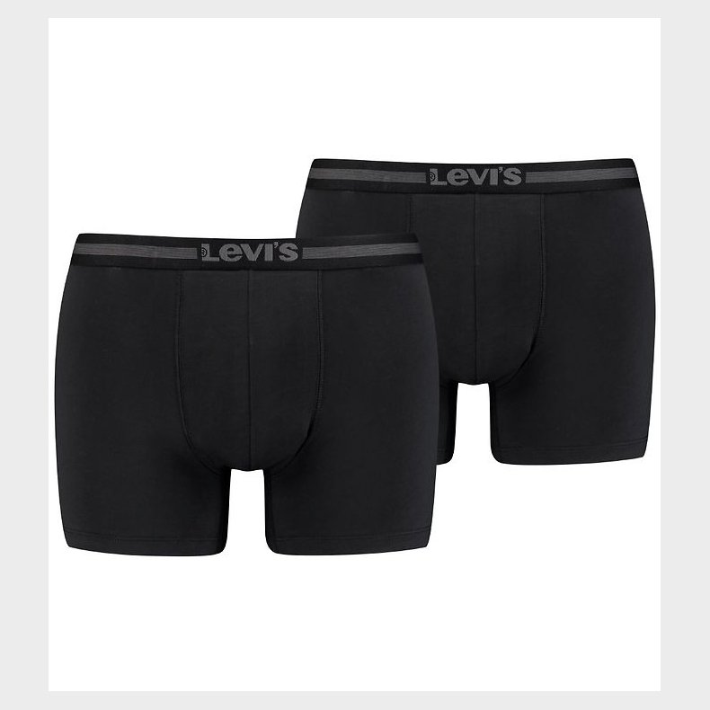 Levis Boxershorts - 2-pak - Jet Black