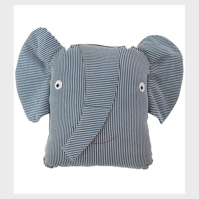 OYOY Pyntepude - 32x44 cm - Elefant - Denim