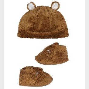 UGG Futter og Hue - Gaveske - Chestnut