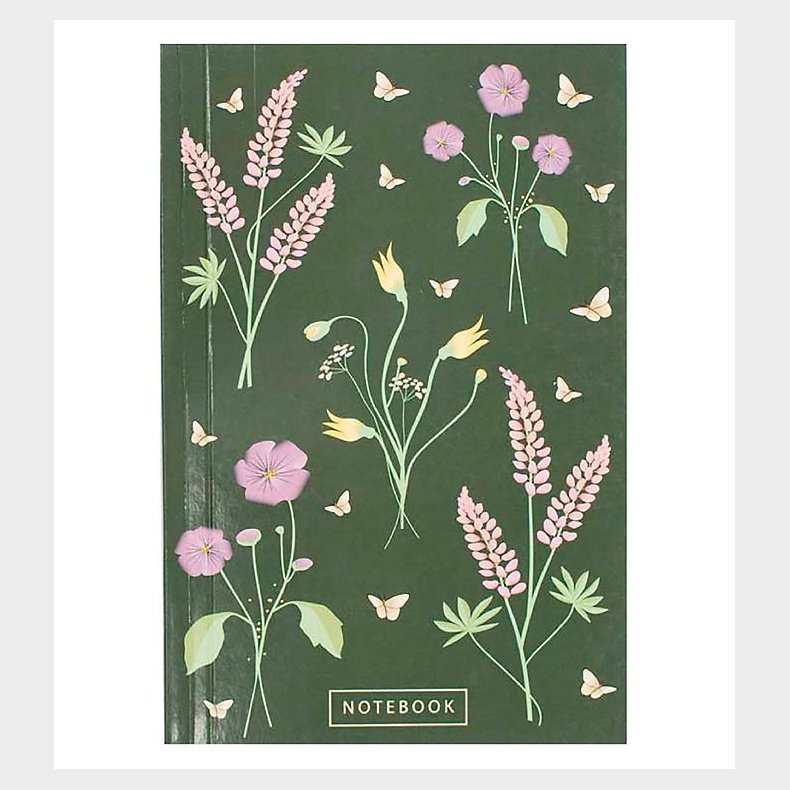 Vissevasse Notesbog - Linieret - 12x18 cm - Lilly