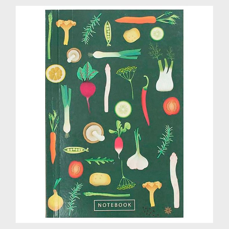 Vissevasse Notesbog - Linieret - 12x18 cm - Jenny