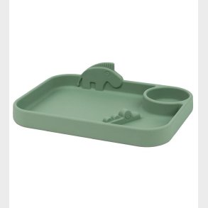 Done By Deer Tallerken - Silikone - Peekaboo - Deer Friends Gree