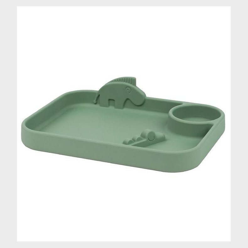 Done By Deer Tallerken - Silikone - Peekaboo - Deer Friends Gree