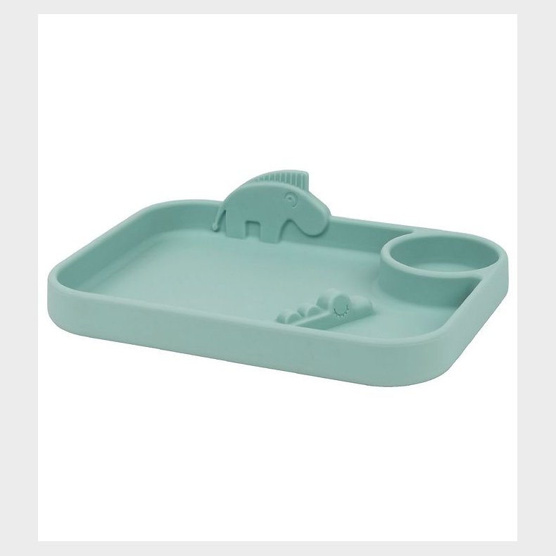 Done By Deer Tallerken - Silikone - Peekaboo - Deer Friends Blue