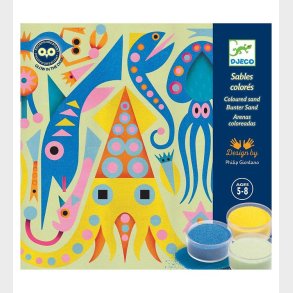 Djeco Kreast - Farvet Sand - Sea Lights