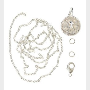 Me&My BOX Halskde m. Stjernetegn - Vandmand - Slvbelagt