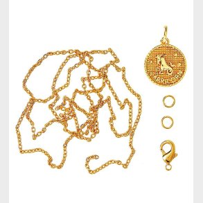 Me&My BOX Halsk�de m. Stjernetegn - Stenbuk - Guldbelagt