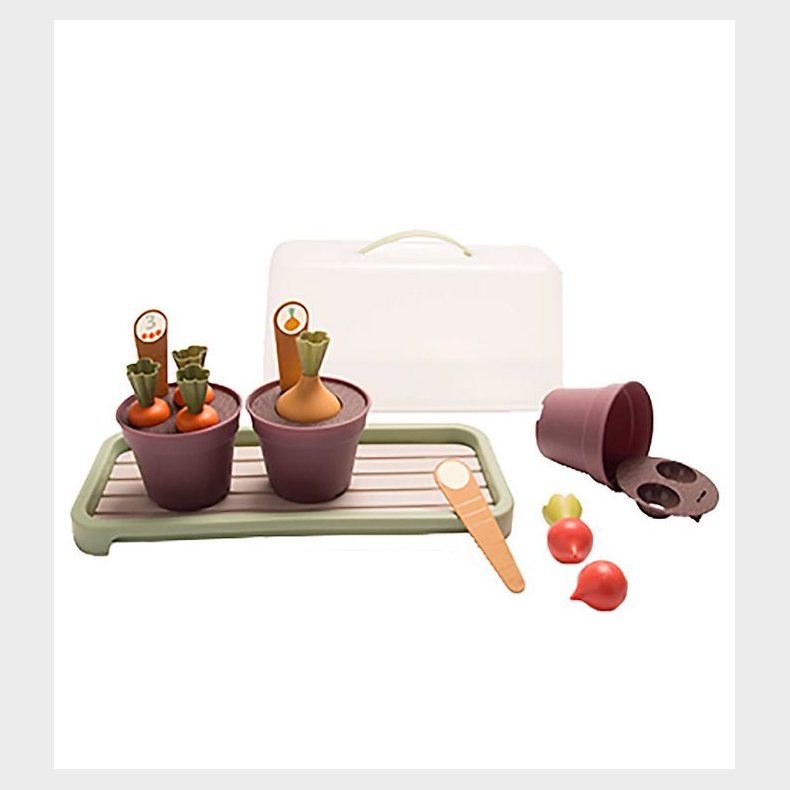 Dantoy Mini Drivhuss�t - Green Garden - 18 Dele