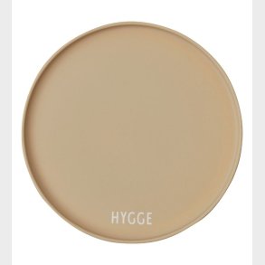 Design Letters Tallerken - Hygge - Favourite - Beige