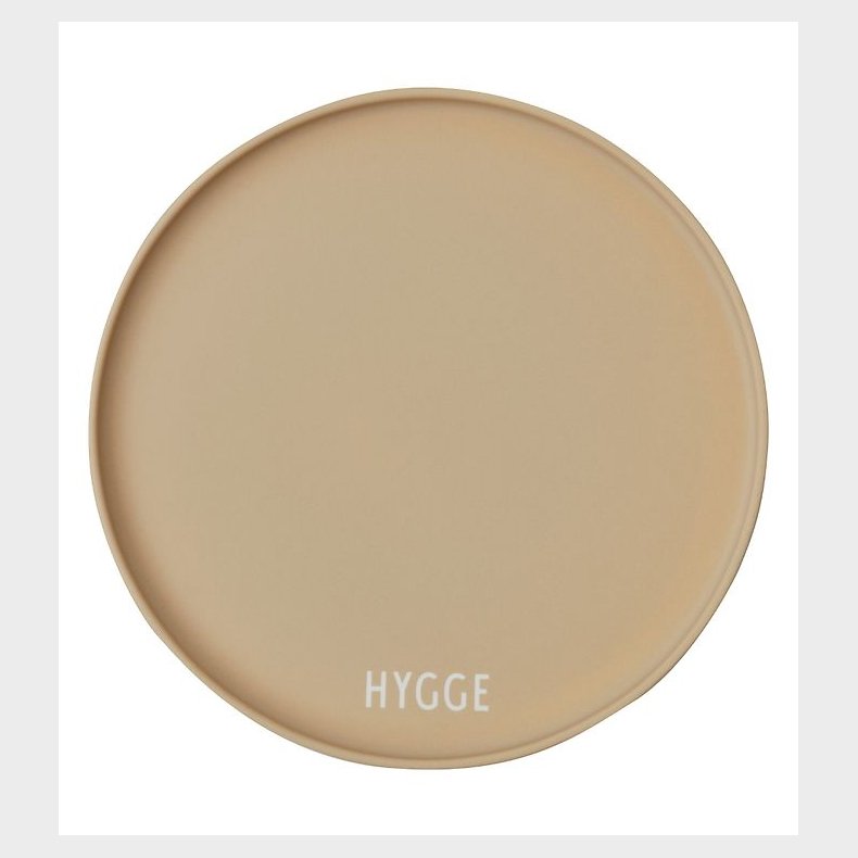 Design Letters Tallerken - Hygge - Favourite - Beige