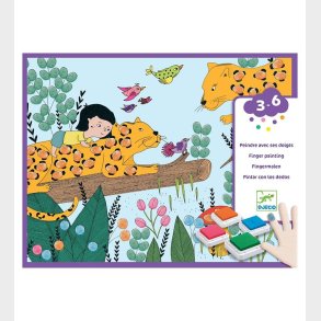 Djeco Fingermaling - St - Jungle