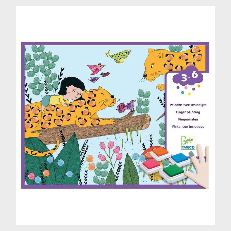 Djeco Fingermaling - St - Jungle