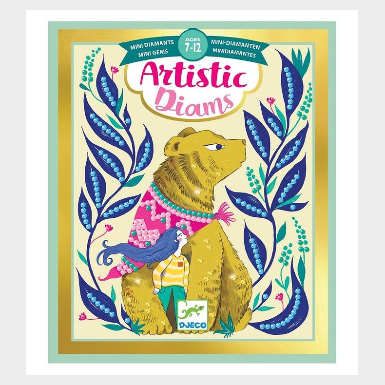 Djeco Mini Diamanter - S�t - Artistic Diams - Mythical Creatures