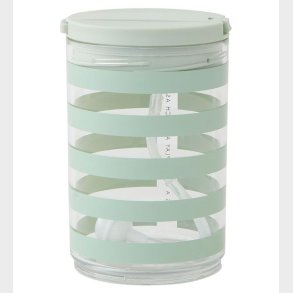 Design Letters Kop m. Sugerr - Kids - 330 ml - Green Strip