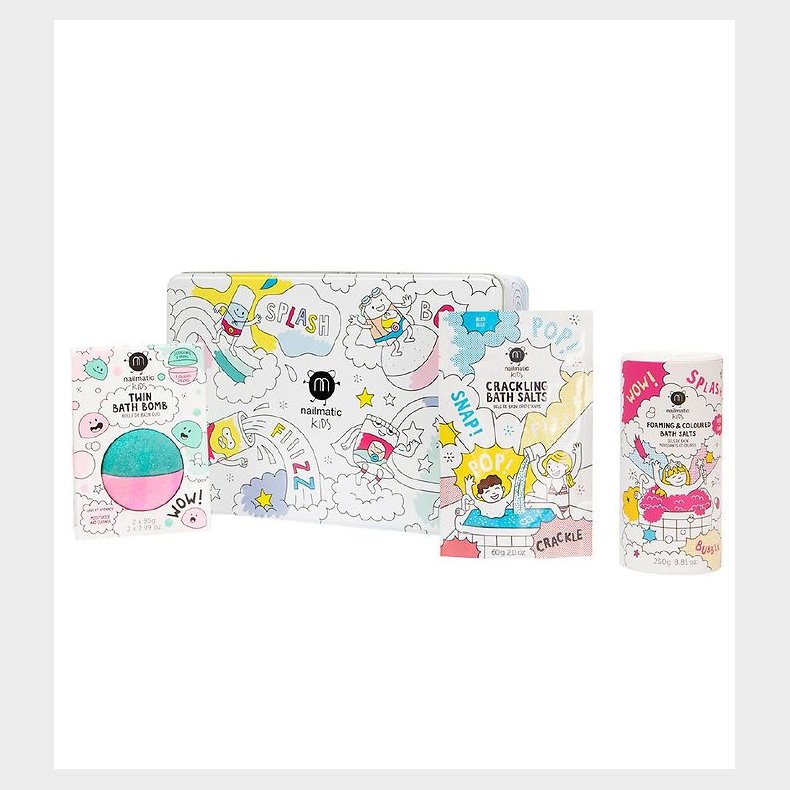Nailmatic Badest - Box m. Badebombe, Badesalt, Knitrende Badesa