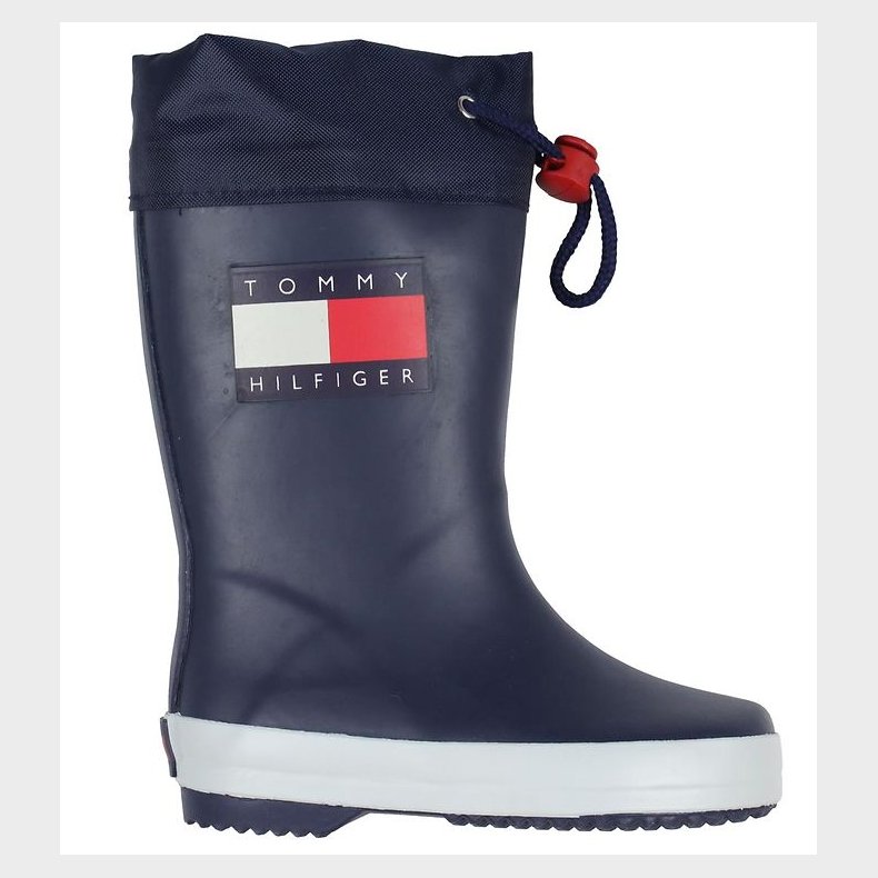 Tommy Hilfiger Gummistvler - Navy m. Logo
