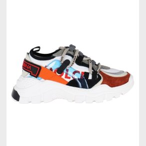 Dolce & Gabbana Sko - Low Lace - Hvid/Multifarvet