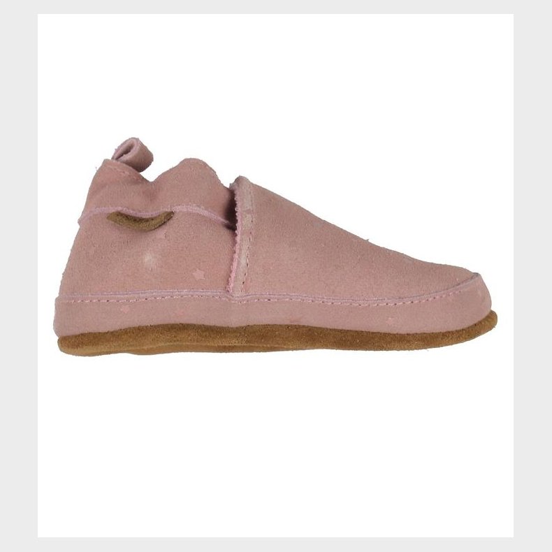 En Fant Skindfutter - Suede - Rose Dawn m. Stjerner