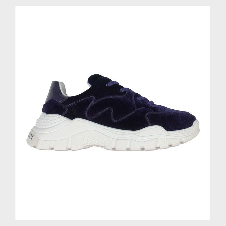 Emporio Armani Sko - Velour - Navy