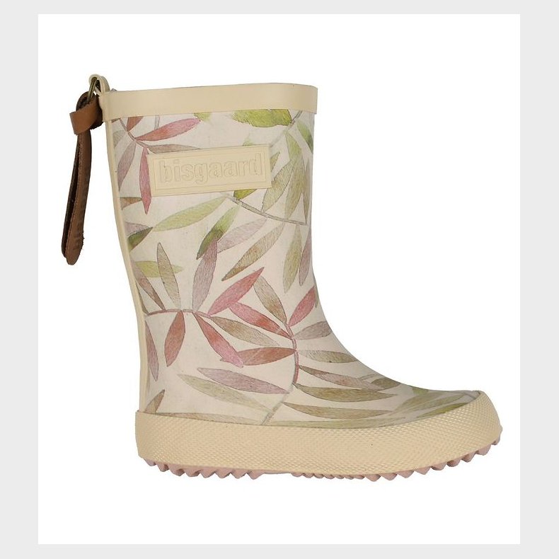 Bisgaard Gummistvler - Fashion - Beige Leaves