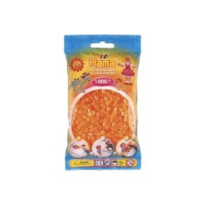 Hama Midi Perler 1000 Stk. Neon Orange - Legekammeraten.dk