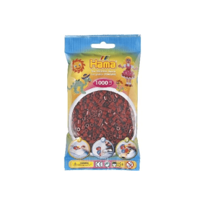 Hama Midi Perler 1000 Stk. Rdbrun - Legekammeraten.dk