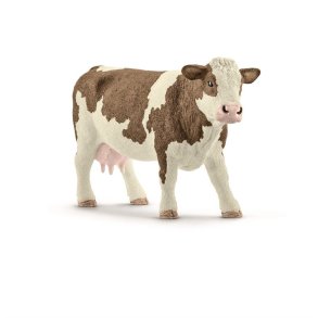 Schleich, Simmental Cow - Dyr - Legekammeraten.dk