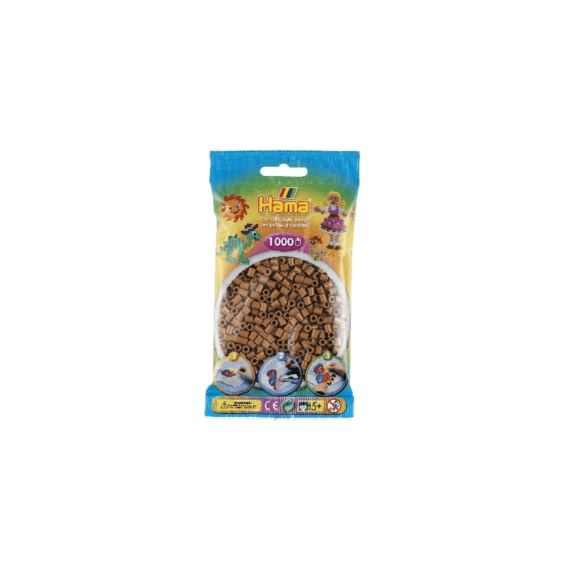 Hama Midi Perler 1000 Stk. Nougat - Legekammeraten.dk