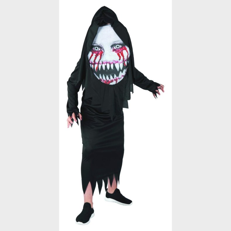 Dmon Med Kmpe Hoved Maske 140 Cm. - udkldning - Legekammeraten.dk