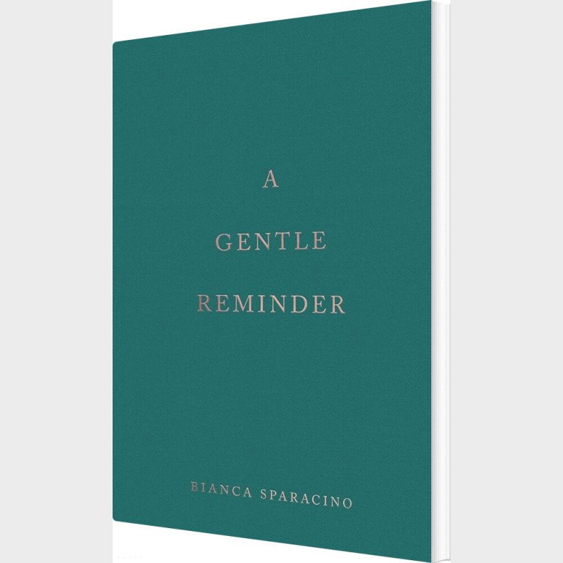 A Gentle Reminder - Bianca Sparacino - English Book