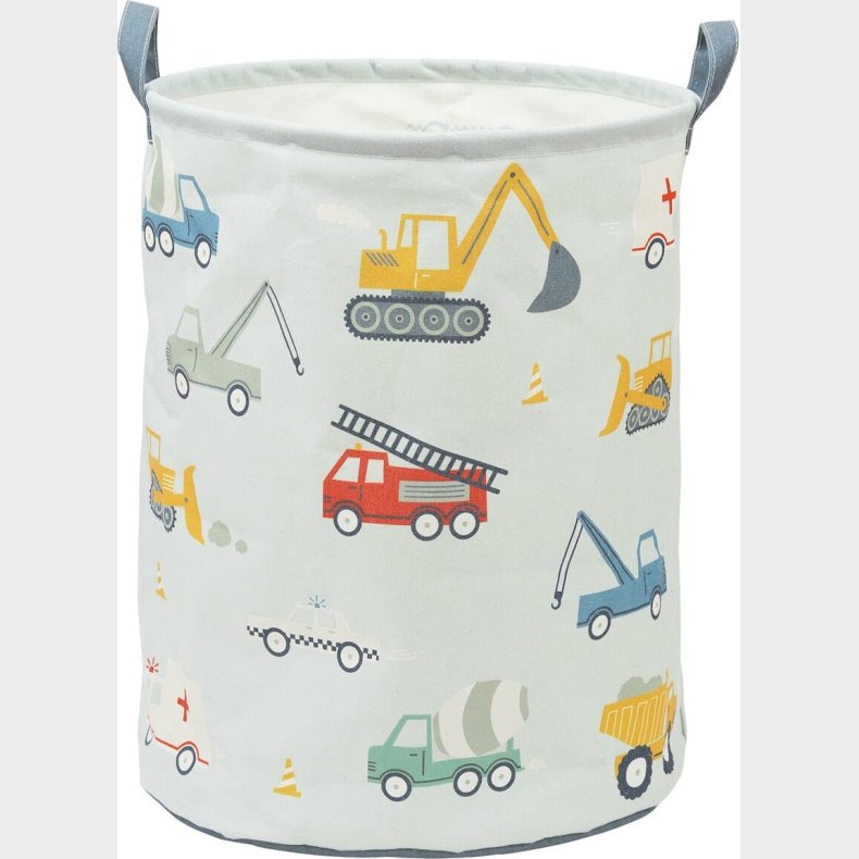 A Little Lovely Company - Opbevaringskurv - Vehicles - 40 X 50 X 40 Cm