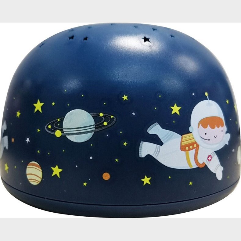 A Little Lovely Company - Projektorlampe - Space - 13.8 X 8.5 X 13.8 Cm