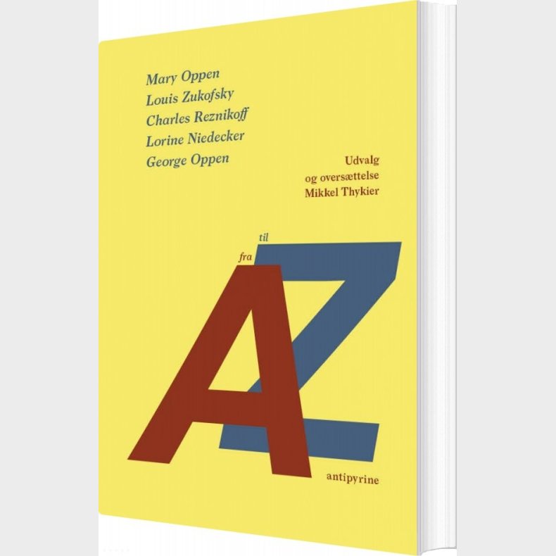 A Til Z - Mary Oppen - English Book