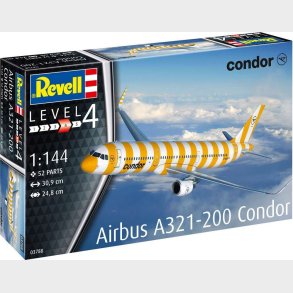 Revell - Airbus A321-200 Condor Fly - 1:144 - Level 4 - 03788