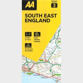 Aa Road Map Britain 3: South East England - English book