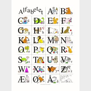 Girafprodukter | Plakat 30 x 40 cm. - ABC