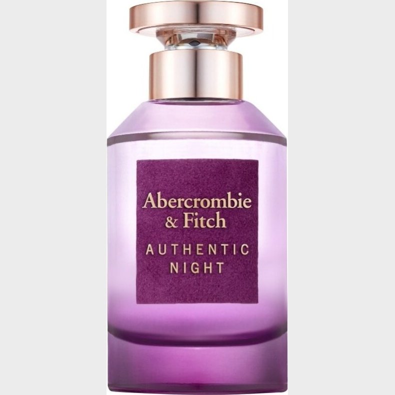 Abercrombie & Fitch - Authentic Night Woman Edp 100 Ml