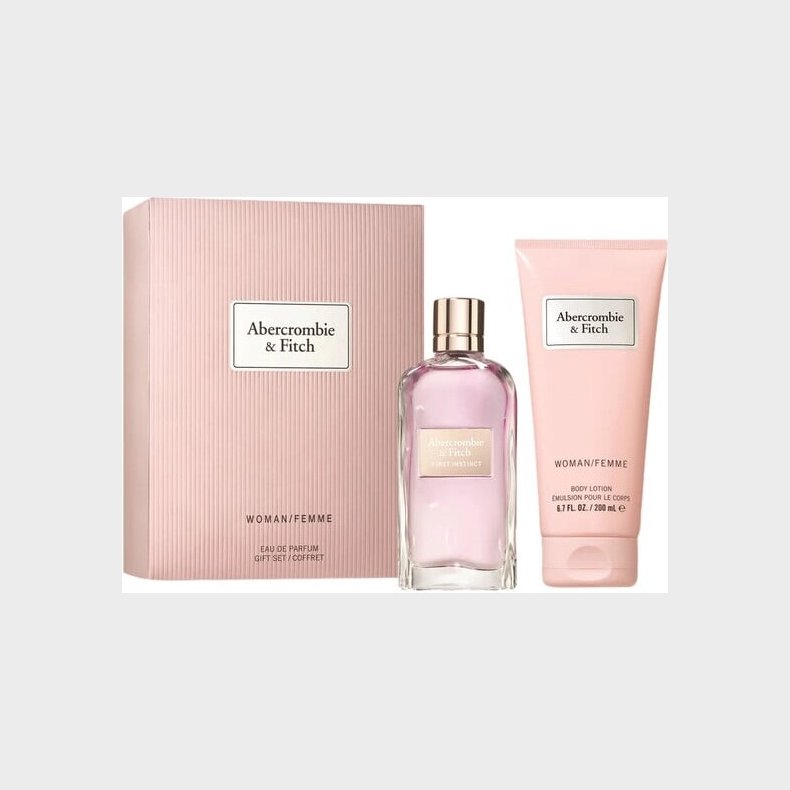 Abercrombie & Fitch - First Instinct For Her Edp 100 Ml + Bodylotion 200 Ml