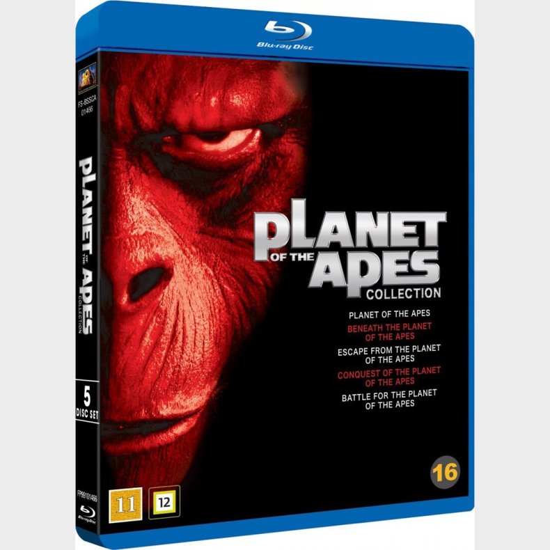 Planet Of The Apes / Abernes Planet Box - 1968-1973 - Blu-Ray